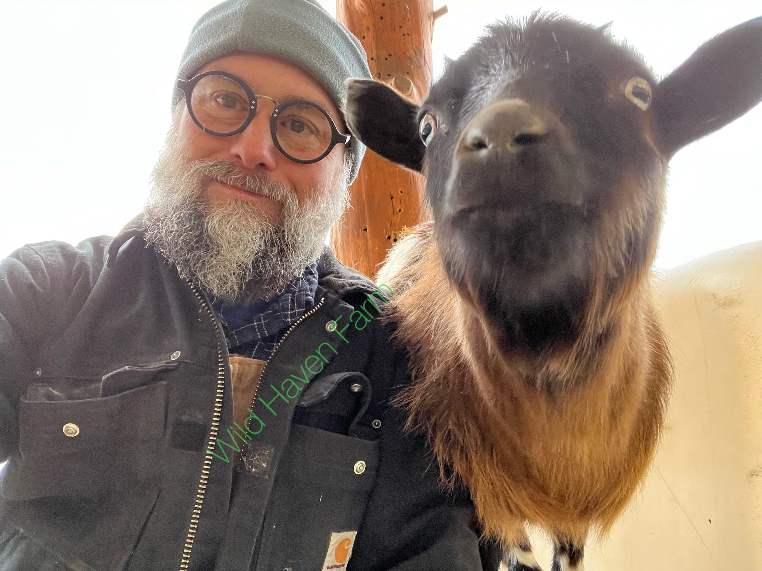 Jubilee and George Selfie 2023 02 14 at Wild Haven Farm